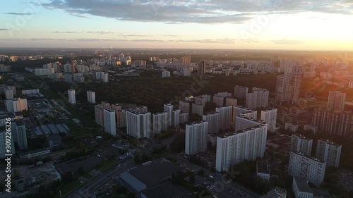 Usadba Vorontsovo and Obruchevsky district in Moscow