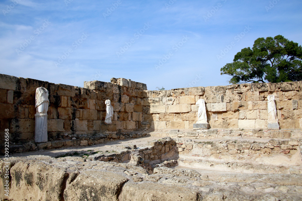 Ausgrabungsstätte der antiken Stadt Salamis