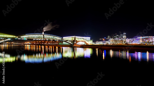 Moscow river at night 1