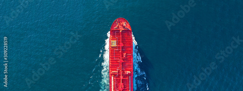Photos Aerial drone ultra wide panoramic photo of industrial fuel and petrochemical tan