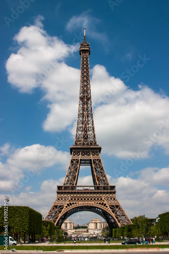 The Iconic Eiffel Tower, Paris, France.