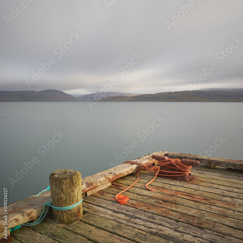 pier on the fjord 