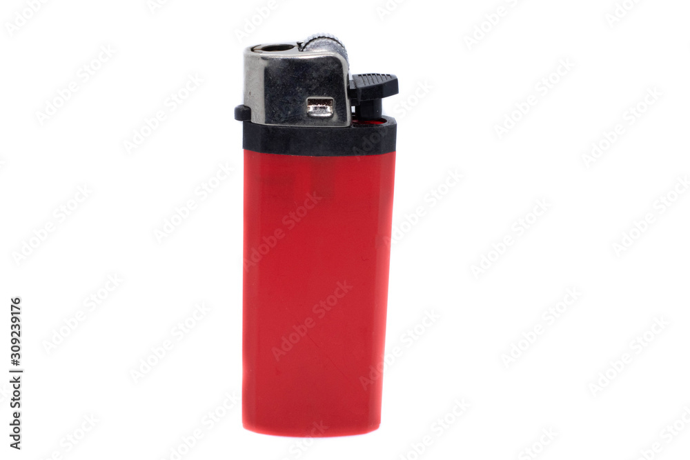 red lighter on white background red lighter on white background