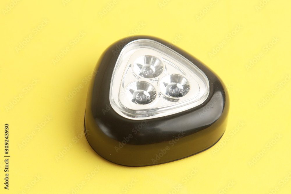 triangular black flashlight led light triangular black flashlight led light