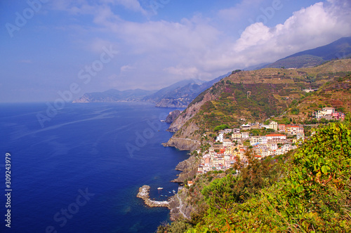 Riomaggiore old village in Cinque Terre, Italy