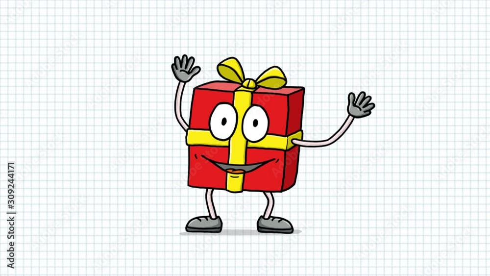 Geschenk Cartoon Animation