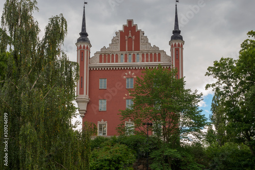 Obraz na płótnie Historic building Skeppsholmens Krogkonst w salonie