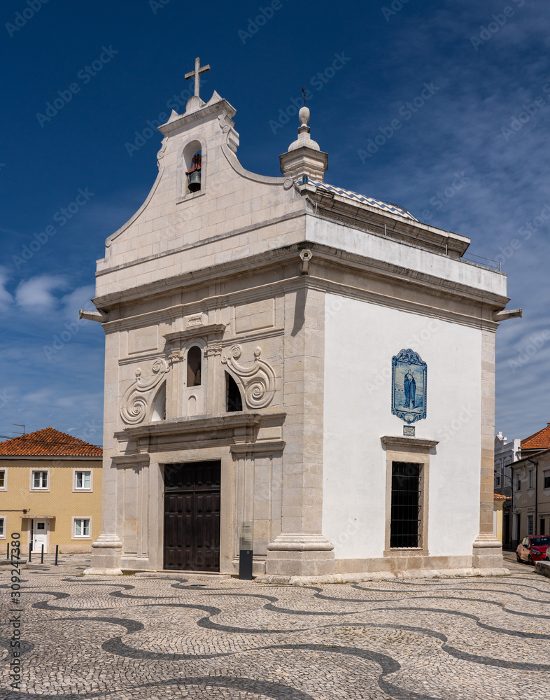 Exterior of the chapel of Sao Goncalinho, the patron saint of Aveiro in Portugal