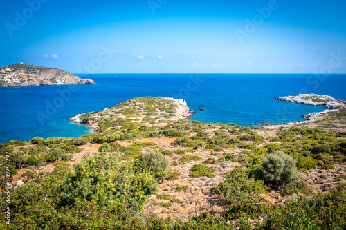 amazing summer landscape of Crete, Greece