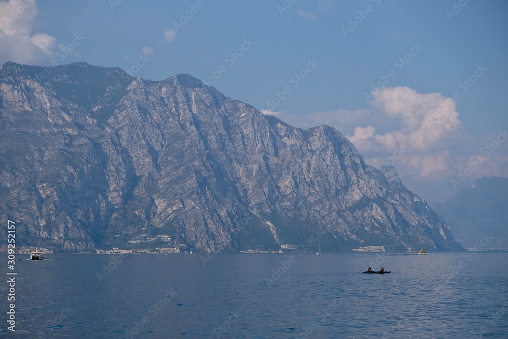 mountains and lake