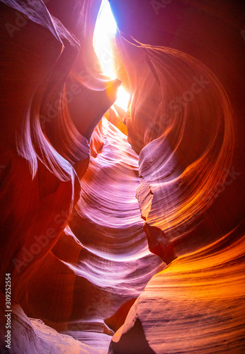 Antelope Canyon. Canyon in Arizona. Page. USA.