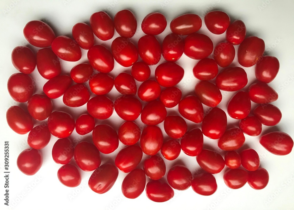 Cherry tomatoes. An indispensable product in diets and vegetarian nutrition. Cherry tomatoes. An indispensable product in diets and vegetarian nutrition.
