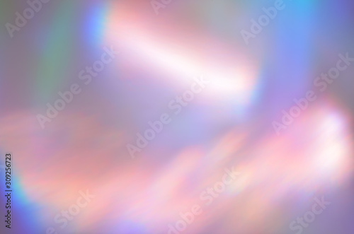 Colorful glowing defocused abstract background with copy space