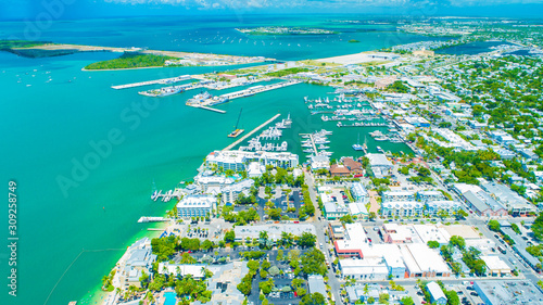 Aerial view of Island Key West . Florida. USA. photo