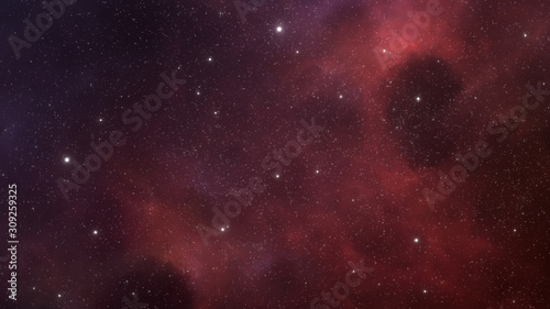 Fototapeta Naklejka Na Ścianę i Meble -  Space background with extrasolar nebula and stars