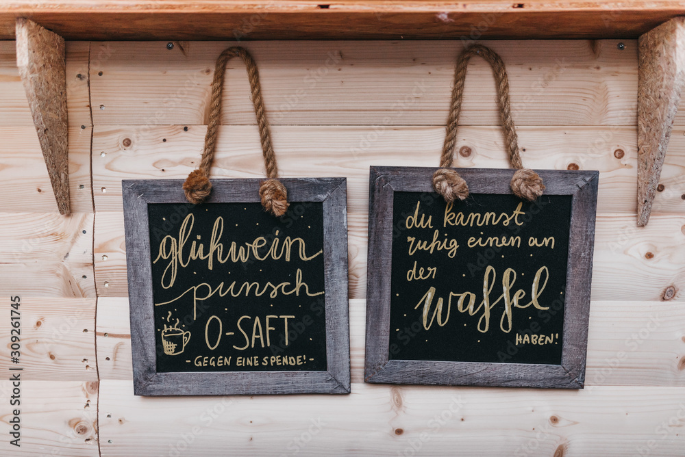 Fototapeta premium Weihnachts Adventsausstellung 