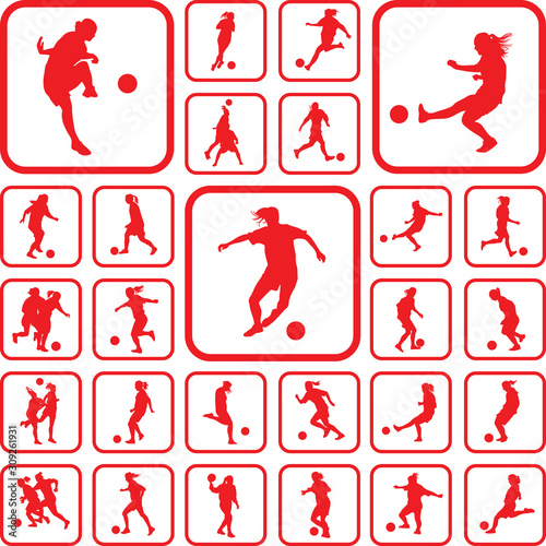 woman soccer player
