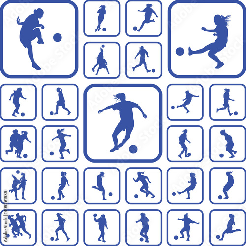 woman soccer player