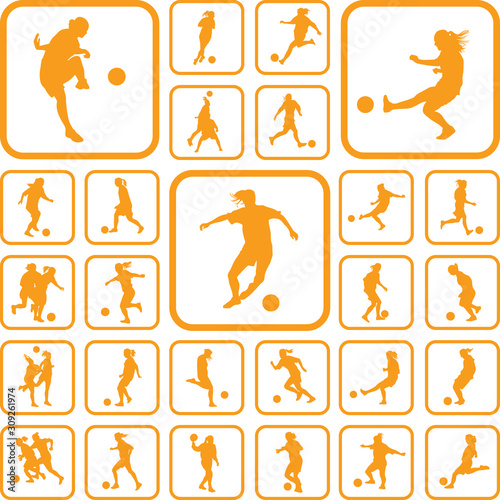 woman soccer player