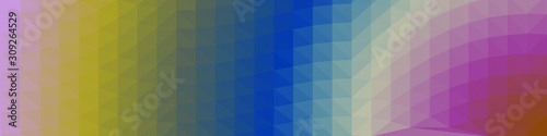 Classic Blue Abstract trianglify Generative Art background illustration