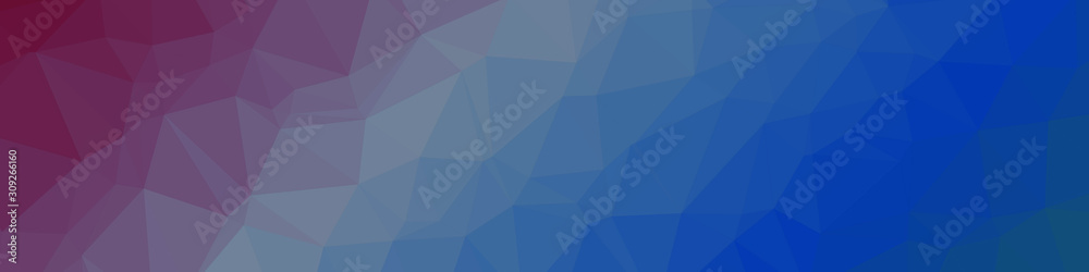 Obraz premium Classic Blue Abstract trianglify Generative Art background illustration