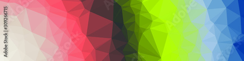 Classic Blue Abstract trianglify Generative Art background illustration