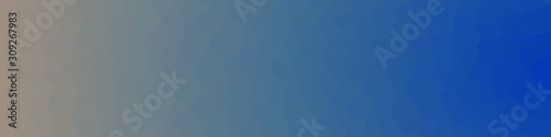 Classic Blue Abstract trianglify Generative Art background illustration