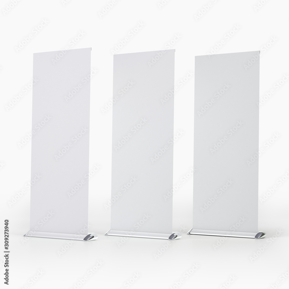 Three Roll Up Stands Banners Three Roll Up Stands Banners