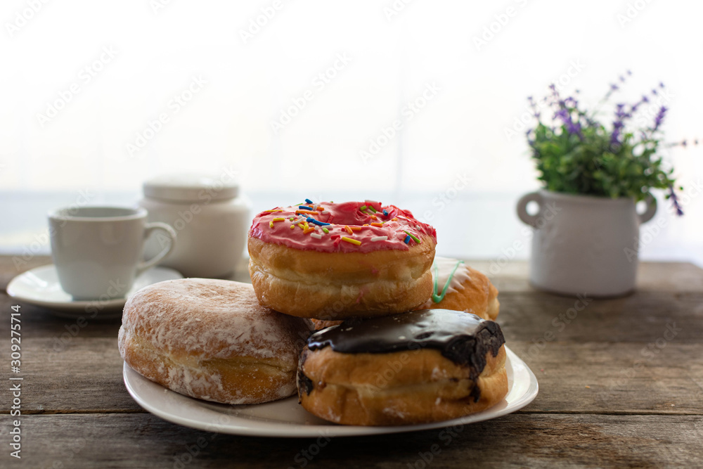 cake and coffee fresh donuts cake and coffee fresh donuts