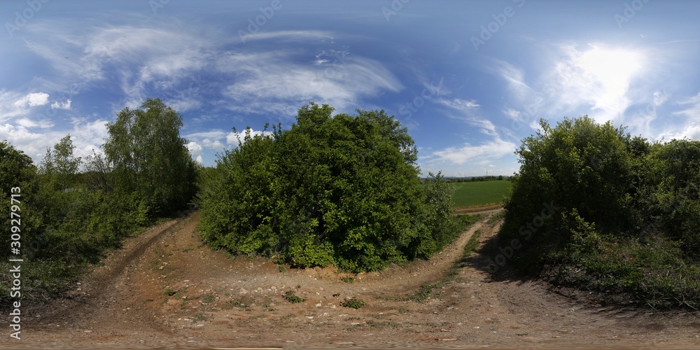 Spring Landscape in Poland 360 Panorama Spring Landscape in Poland 360 Panorama