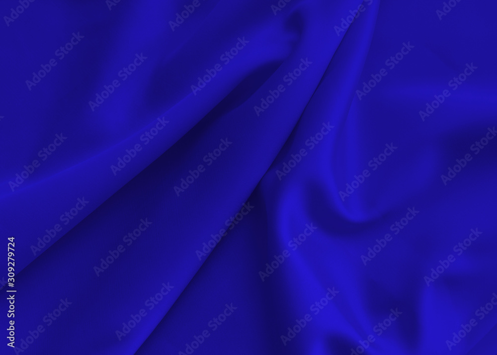 Obraz premium Drapery image in classic blue 2020