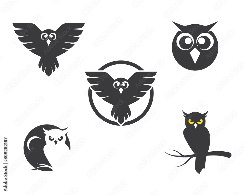 owl icon vector illustration