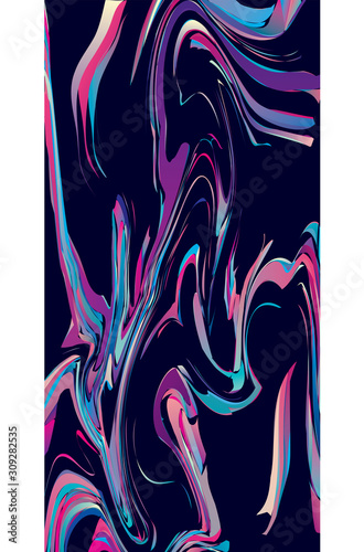 Colorful abstract liquid paint background