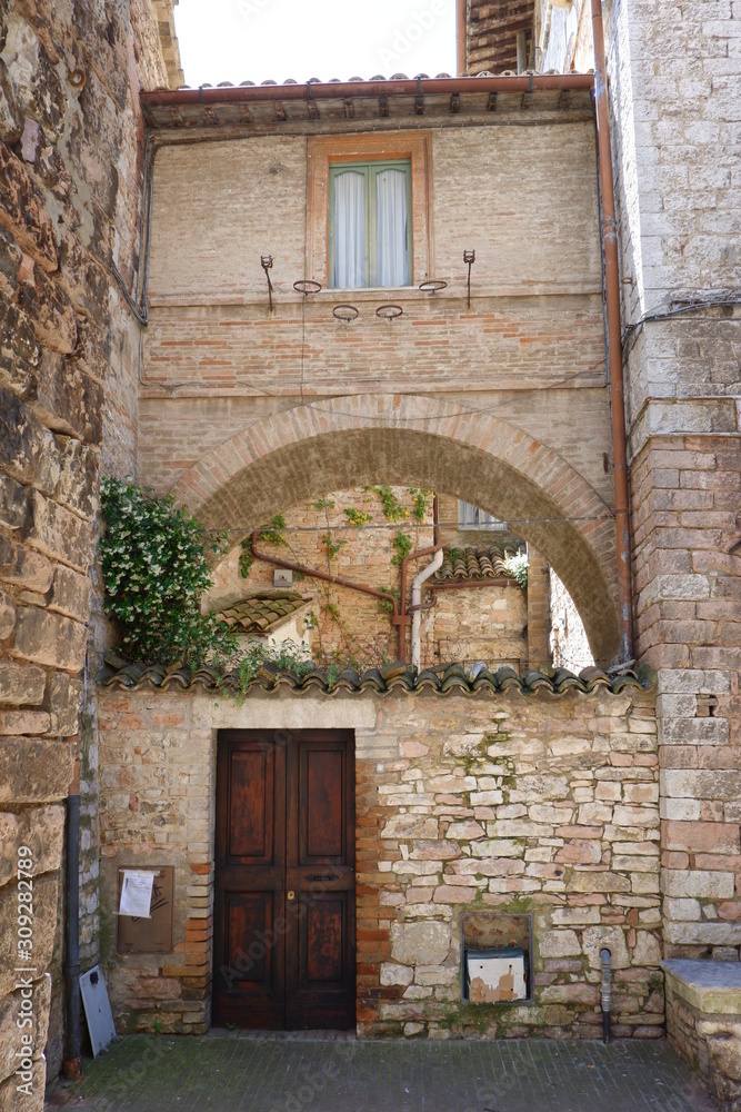 Fototapeta premium Assisi Italia Umbria San Francesco Chiesa Cattedrale Convento