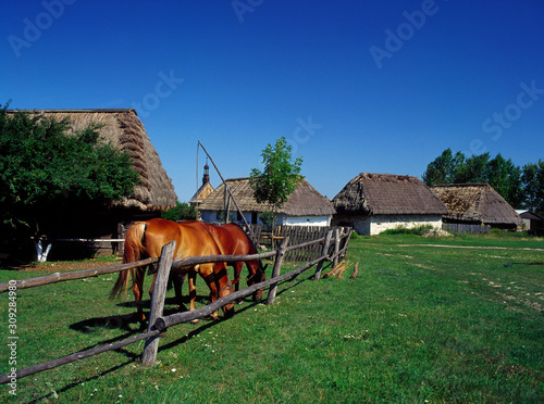 Open Air Museum in Tokarnia, Poland - June, 2007 photo