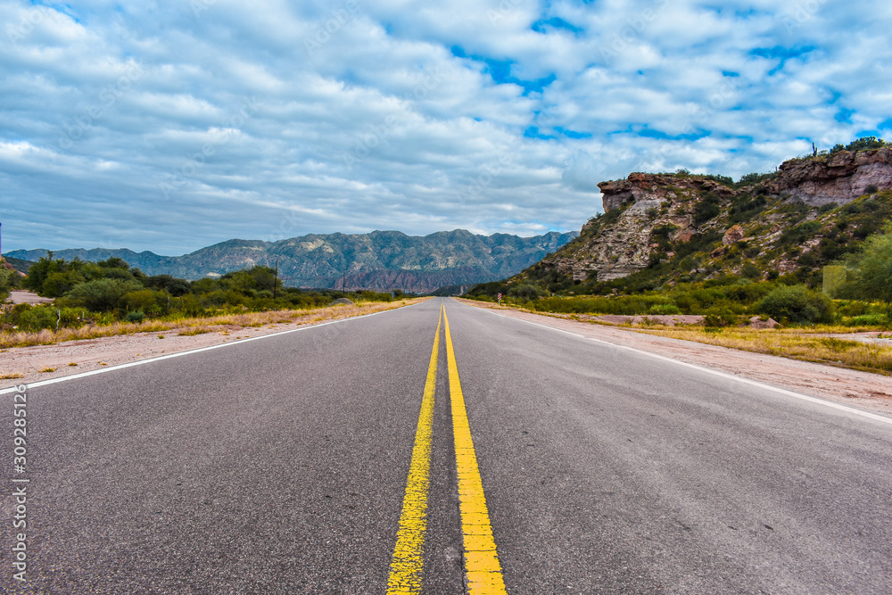 road in mountains