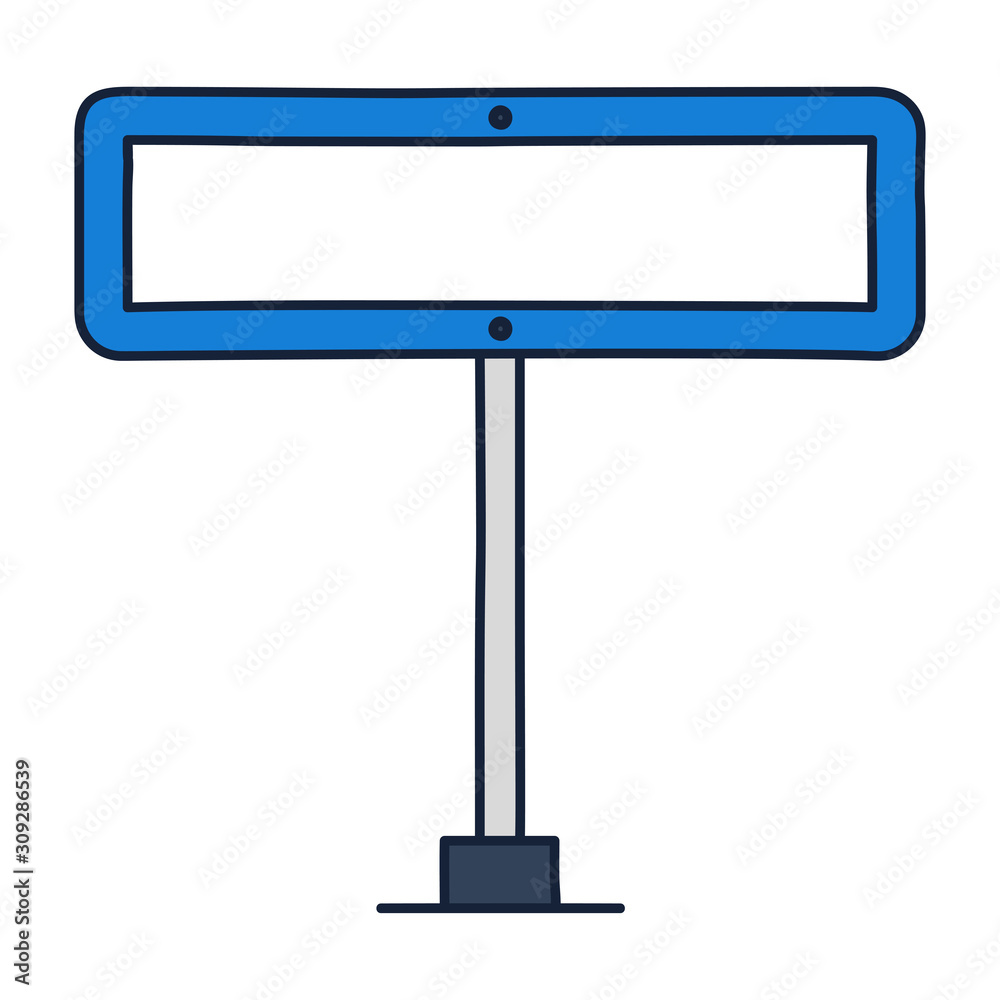 rectangle Road traffic sign vector icon in outline doodle style. Blank board with place for text Isolated on white information sign Vector illustration. rectangle Road traffic sign vector icon in outline doodle style. Blank board with place for text Isolated on white information sign Vector illustration.