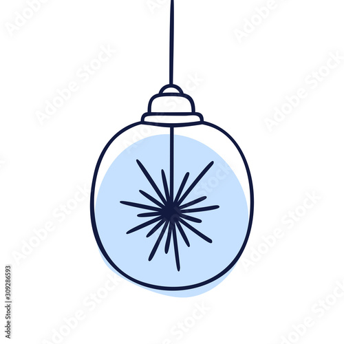 Hand drawn vector geometric loft lamps. Edison lamps and modern sketch. Vintage light bulbs doodle art hanging free hand line style vector