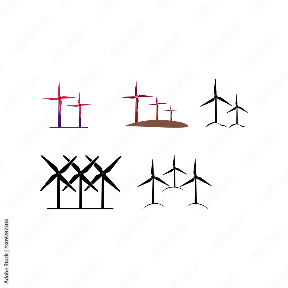 turbine icon trendy flat design turbine icon trendy flat design