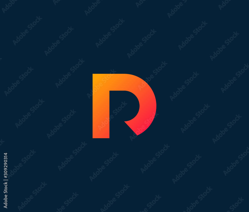 Letter D and R monogram Vector logo design. Creative minimalism Logo Icon Minimal emblem design template Letter D and R monogram Vector logo design. Creative minimalism Logo Icon Minimal emblem design template