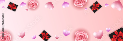 template Design Valentines Day celebration