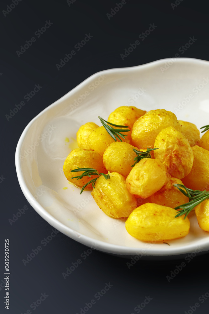 Dishes of traditional Russian cuisine. Restaurant serving. Black background. Dishes of traditional Russian cuisine. Restaurant serving. Black background.