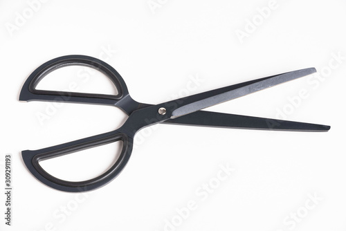 A Pair Of Black Retro Style Scissors