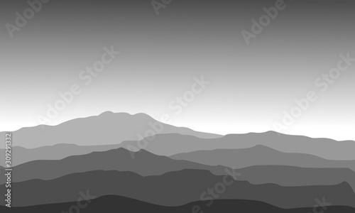 Mountain illustration vector
