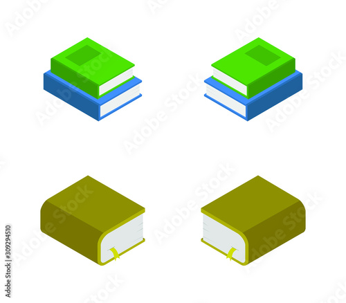 isometric book