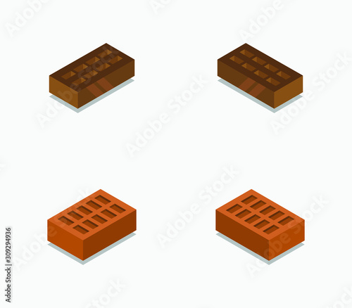 isometric bricks