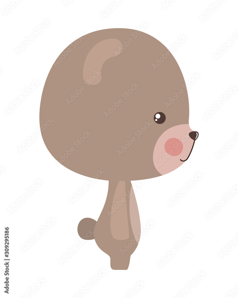 Fototapeta premium Cute bear cartoon vector design