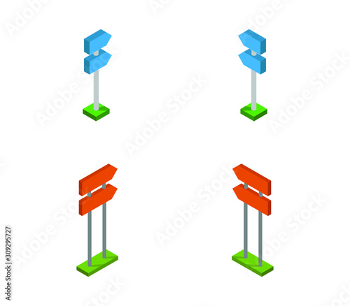 isometric signboard