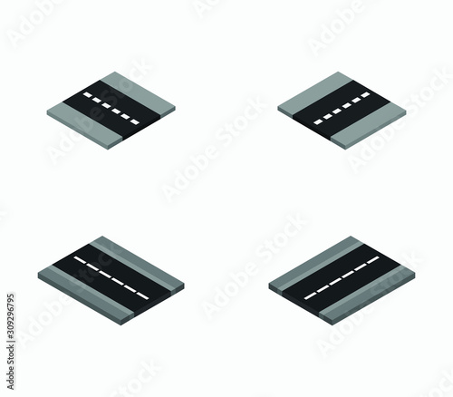 isometric road
