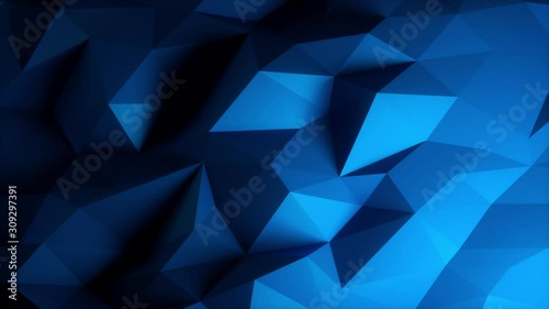 Polygons Waves Perfect seamless loop of slowmotion polygon waves